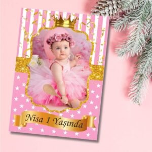 Pembe Tasarımlı Gold Kalın Forex Magnet