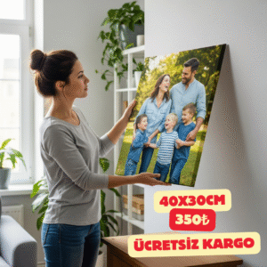 Kişiye Özel Kanvas Tablo 40cmx30cm