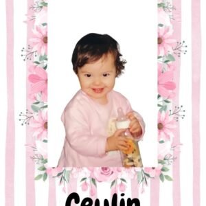 Ceylin Pembe Çiçek Magnet
